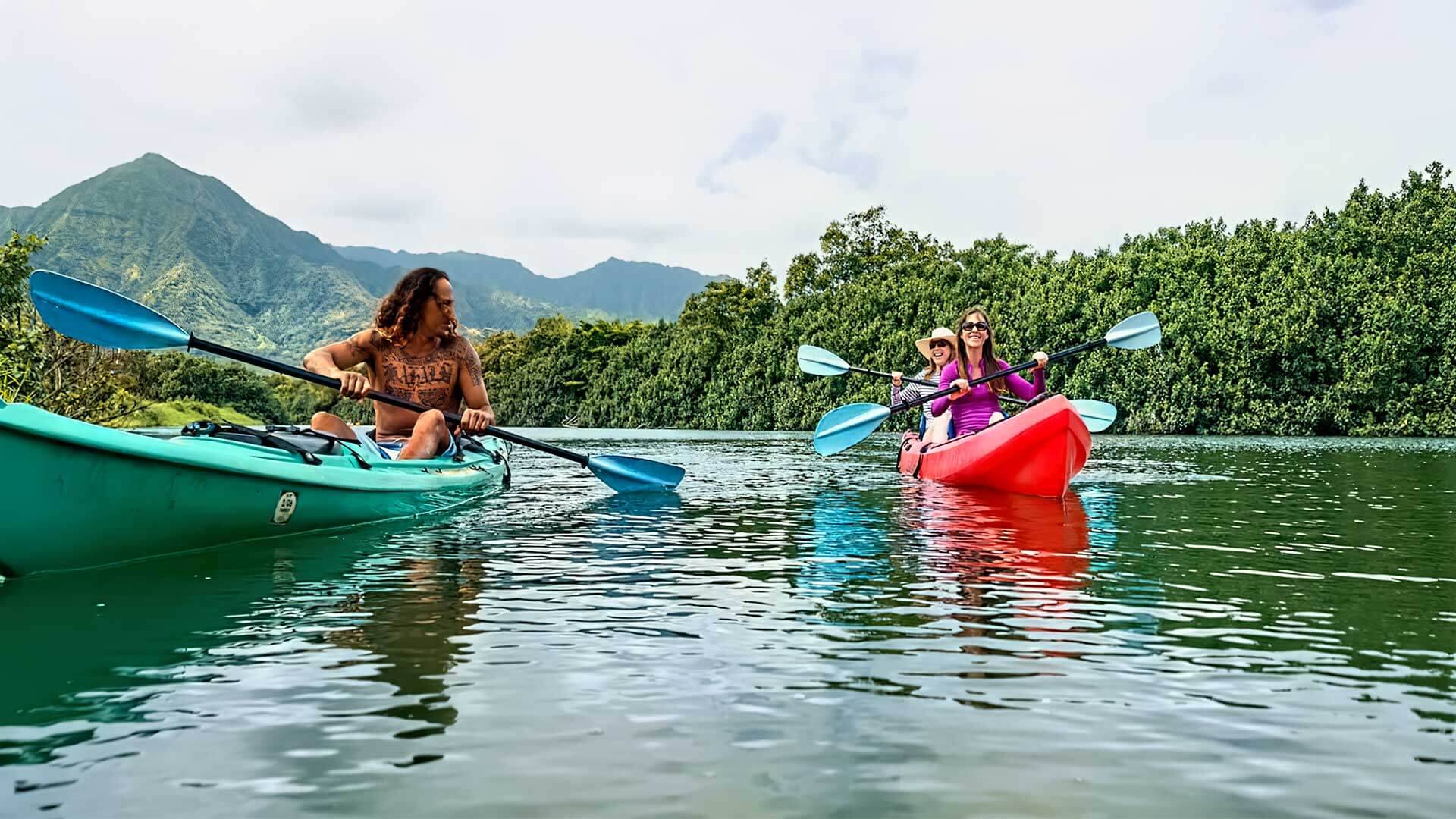 Kayak The Hanalei River - Kayak Hanalei
